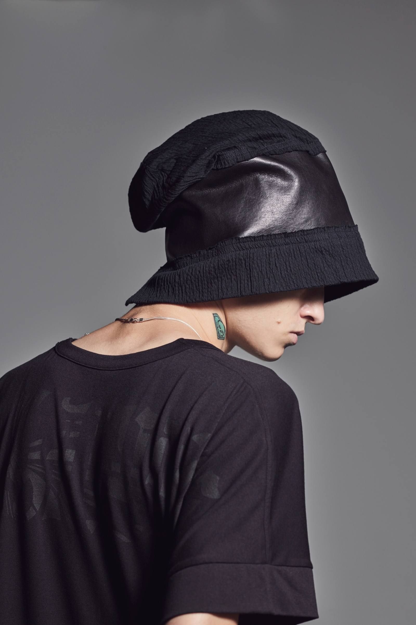 Leather Combi Cap【kiryuyrik】