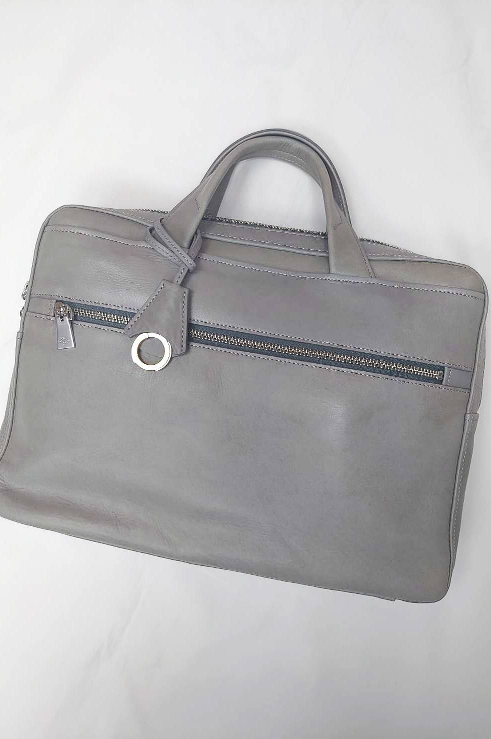 Antique Leather ブリーフ/	Light Gray【aniary】