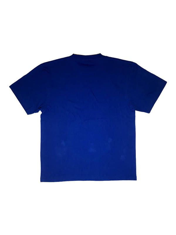 コラボ crew neck t-shirts BLUE【M × ISAMUKATAYAMA BACKLASH】