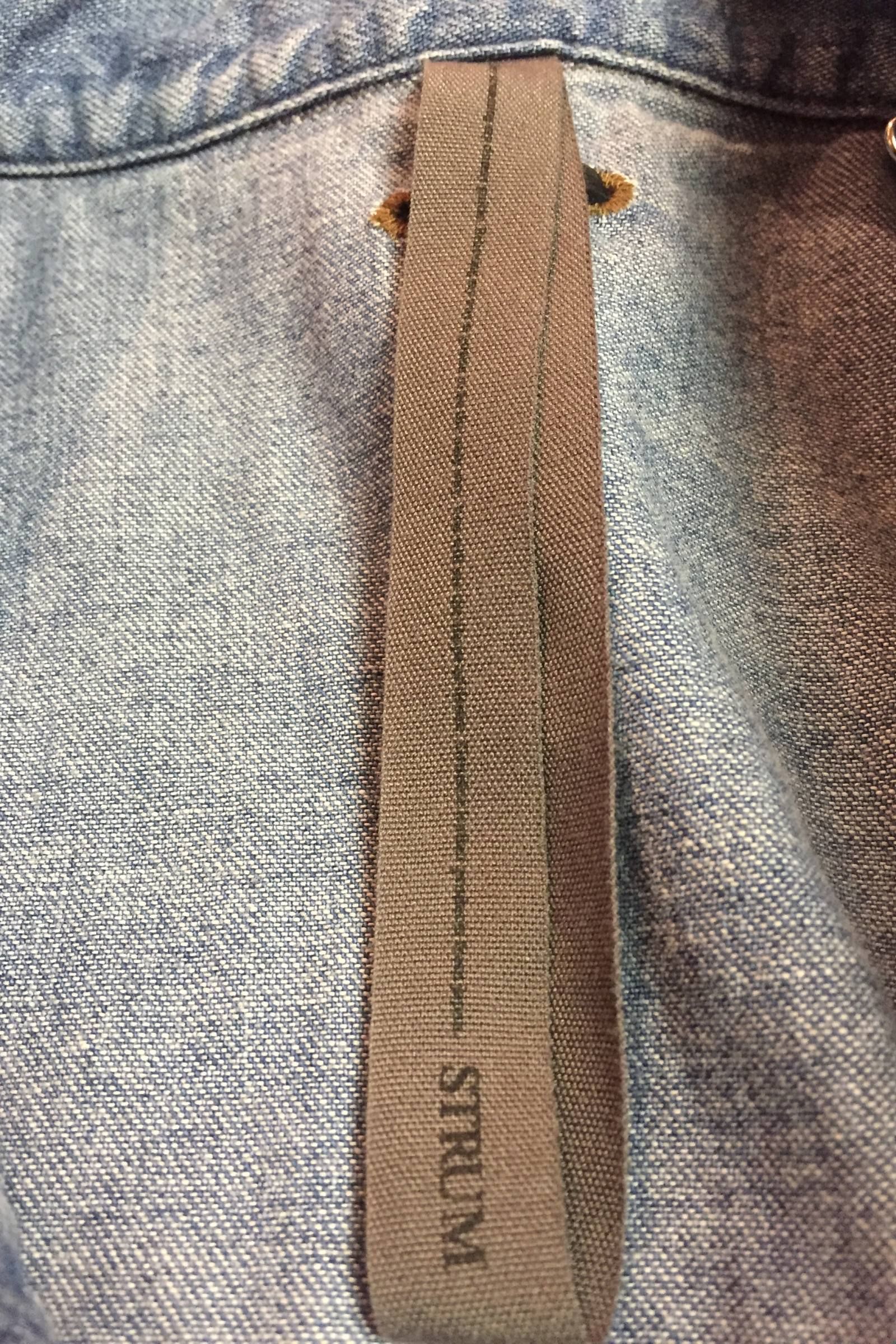 8oz 三つ綾 ムラ糸デニムシャツ[STRUM]