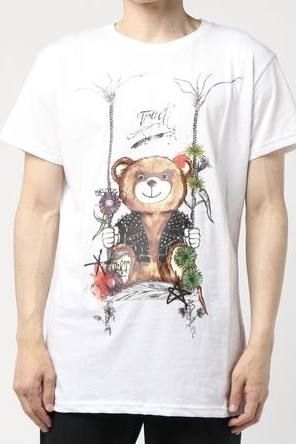 【Tract】NEW BEARTシャツ/WHITE