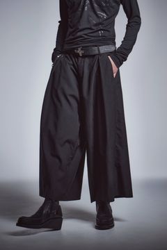【8月予定】ワイドタックスラックス パイソンジャガード BLACK&BLACK 予約