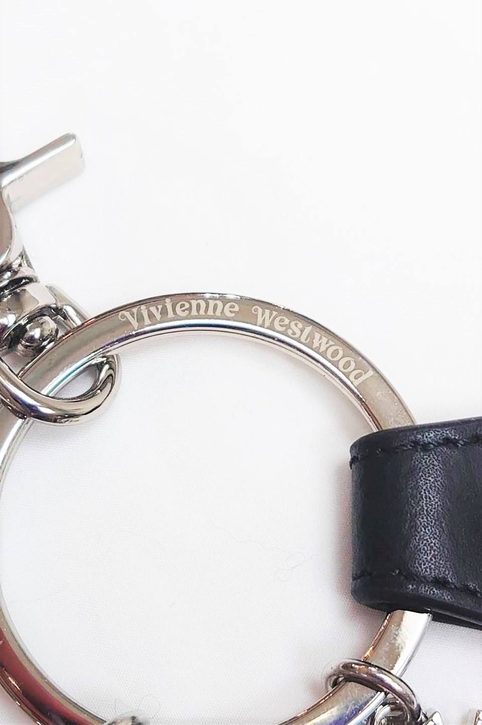 ★Vivienne Westwood★ I LOVE ORB 8203011EU S001O G301 Vivien I Love Orb Keyring in BLACK | Vivienne Westwood®