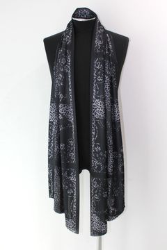 限定品BRYAN別注ストール クロスレオパードMeshStoal 【kiryuyrik】