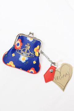 花柄 がま口ポーチ【Vivienne Westwood】