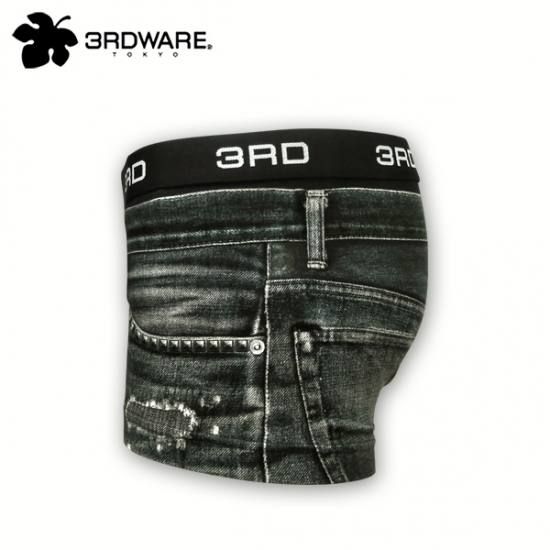 Damage Denim black 219101302[3RDWARE] ボクサーパンツ