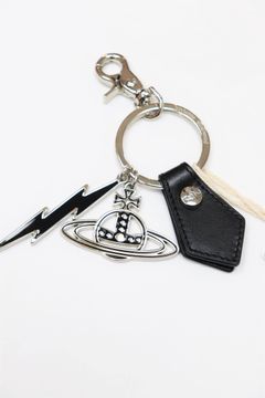ライトニング ボルト キーリング/BLACK【Vivienne Westwood】