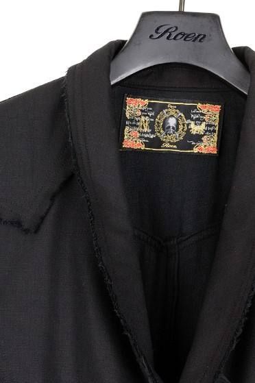 shawl collar gown 【Roen】