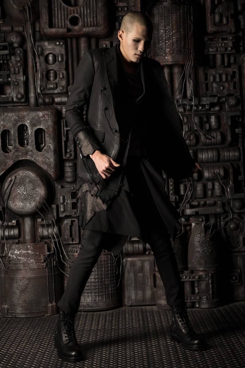 shawl collar gown 【Roen】