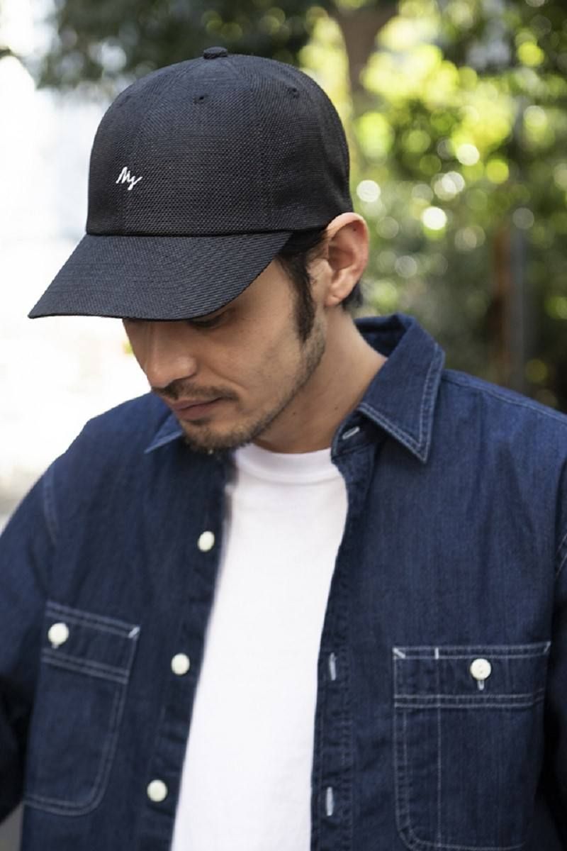 MY BB CAP キャップリネンタッチ / BLACK 【マイティーシャイン】