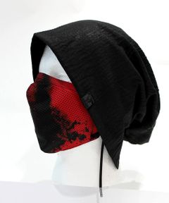 FaceCover メッシュ / Black&Red 【kiryuyrik】