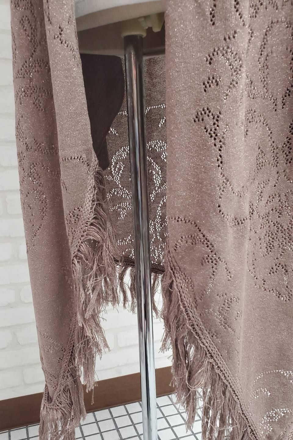 TRAIBLE SKULL MESH GAWN フードガウン/ BEIGE 【Roen】