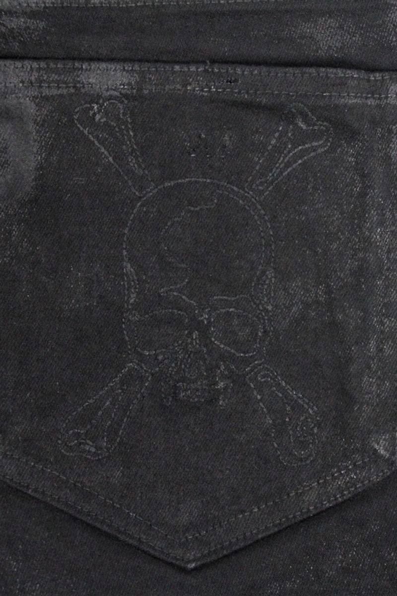 DIRTY COATING SKINNY DENIM 【Roen】