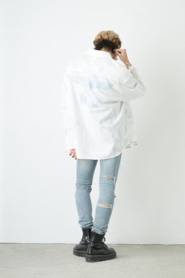 MARINE TASTE SHIRTS/ ホワイト 【BOY LONDON】
