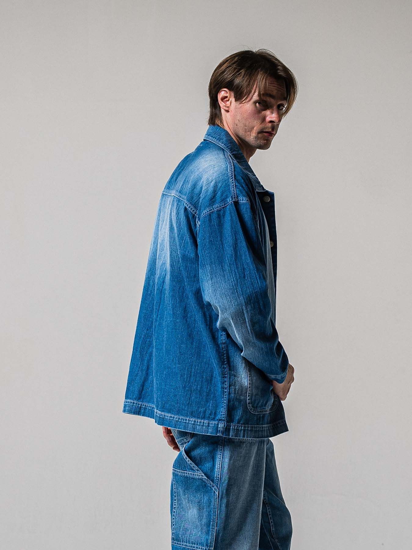 【予約品 11月16日(日) 締切】RC COVER ALL / ライトデニムカーバーオールジャケット / ライトインディゴ