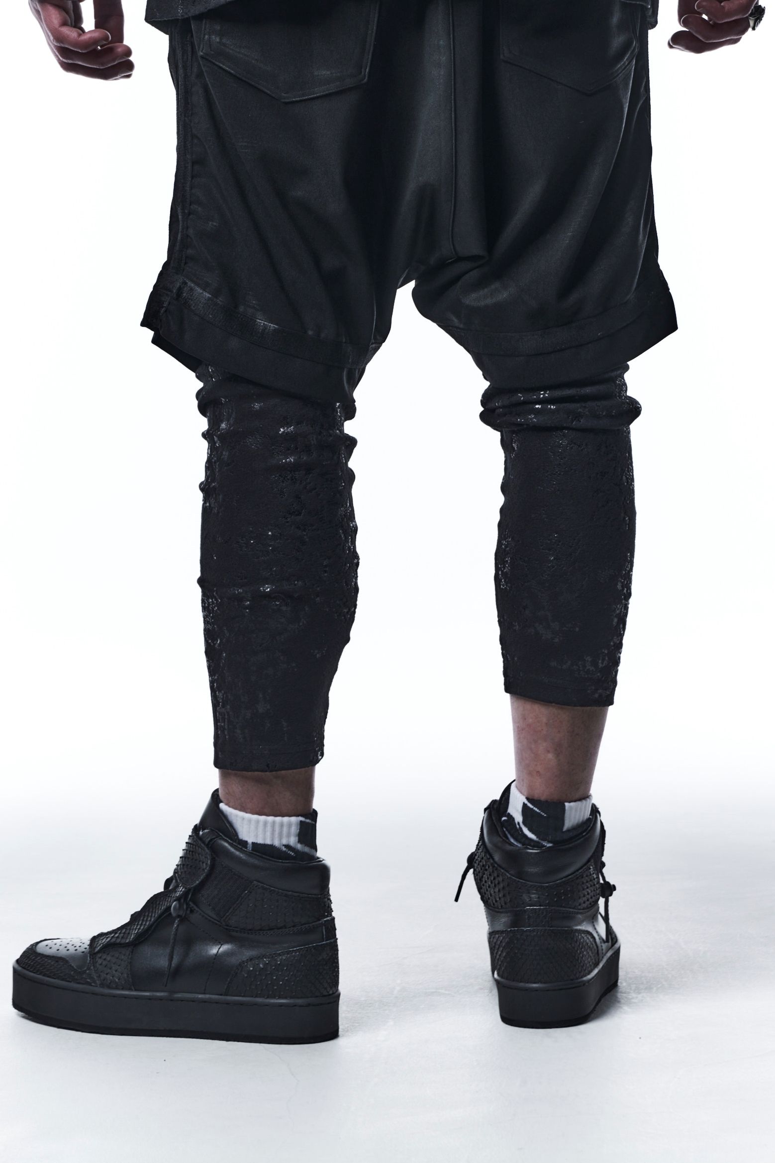 《予約品》 Leggings レギンス BlackFoilSmooth / Black 【kiryuyrik】 11月入荷予定