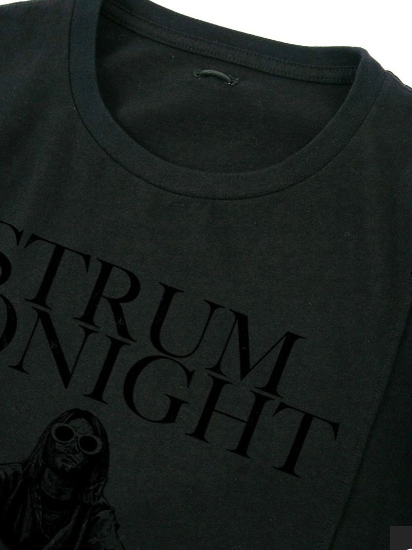 30/- ナチュラルソフト天竺 クルーネック  T シャツ / Crew Neck オーバーサイズT-shirt / ブラック 【STRUM】