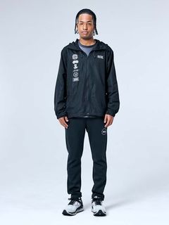 MULTI LOGO WINDBRAKER BLACK 【SY32 by SWEET YEARS GOLF】