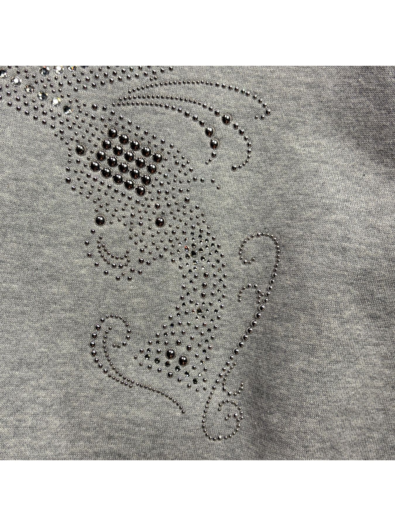 【予約品 3月9日(月) 18:00 締切】CROSSGUN MET HOODIE / メタルクロスガン ジップフーディ / グレー