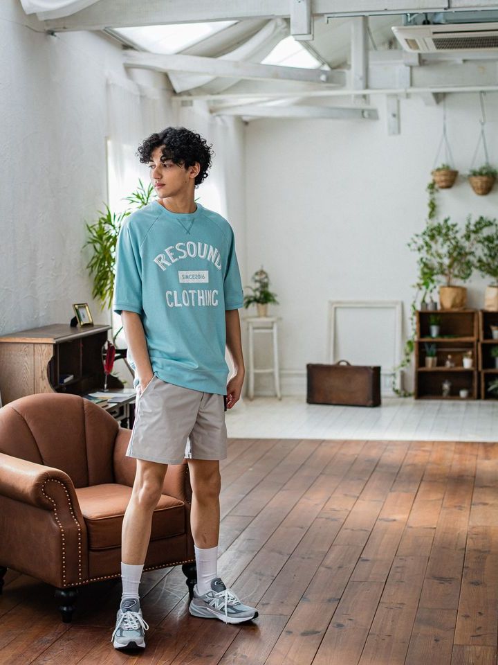 《予約品3月3日18：00締め》 PAT SHORTS / ベルト付きショーツ / グレー