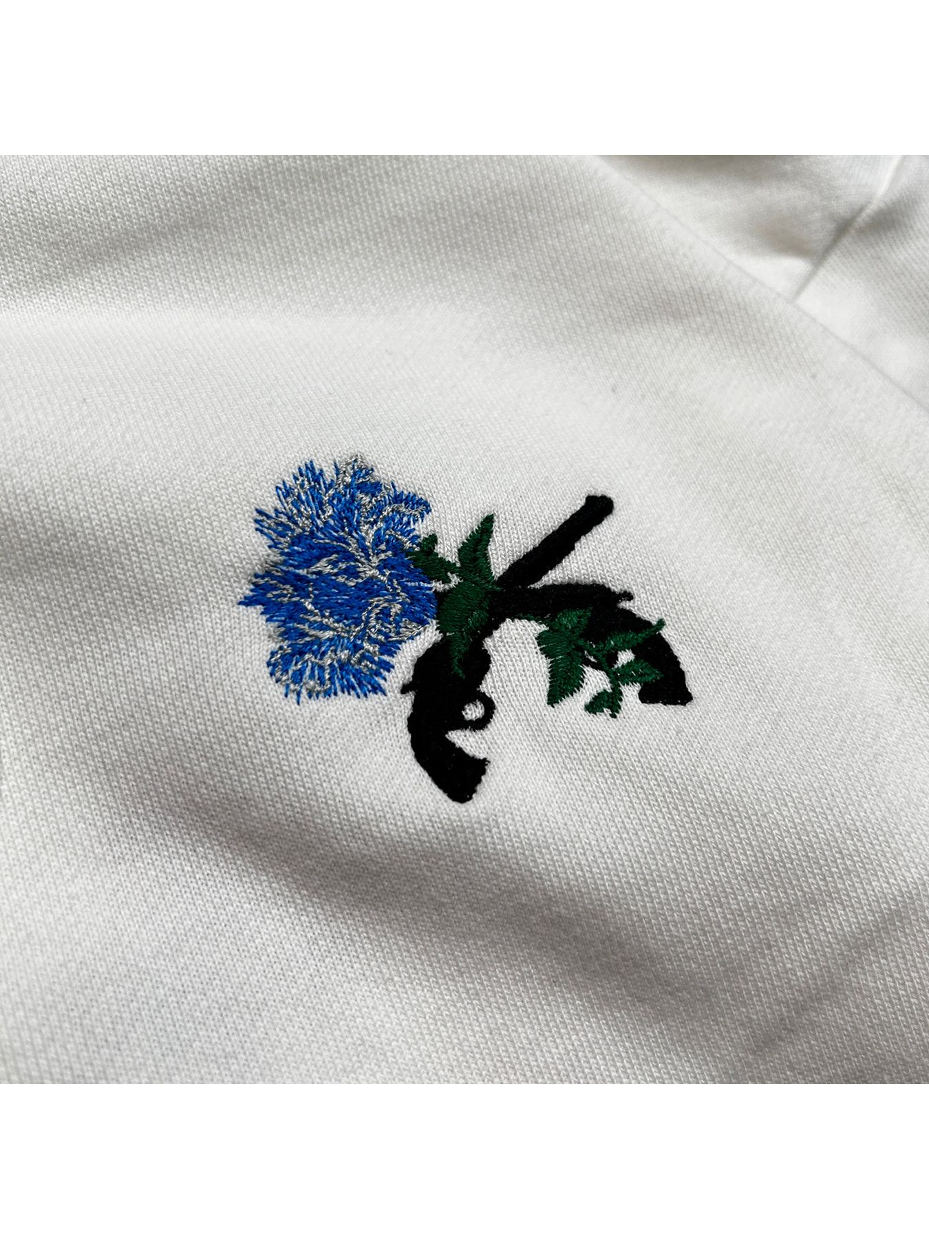 【予約品 8月10日(日) 締切 】FLOWER GUN HOODIE / フラワーガン フーディー / オフホワイト