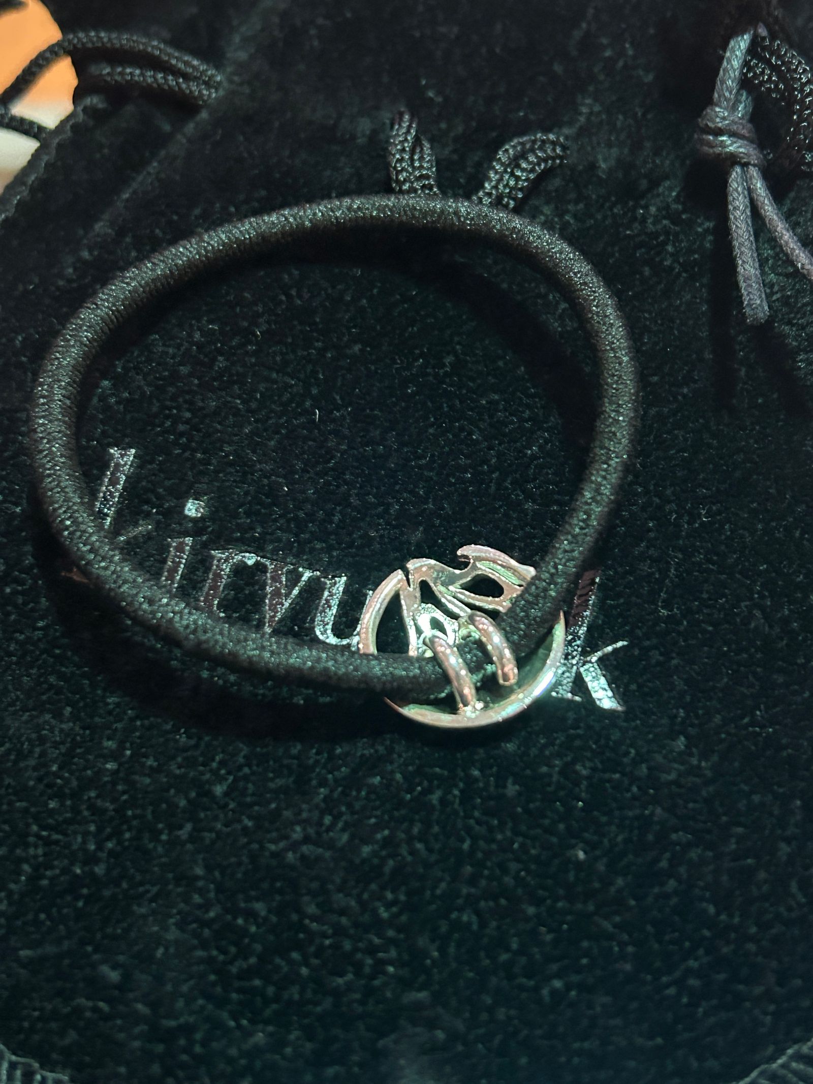 18mm Conch Hair Gomme /  18mm シルバー コンチョ ヘアゴム / シルバー925