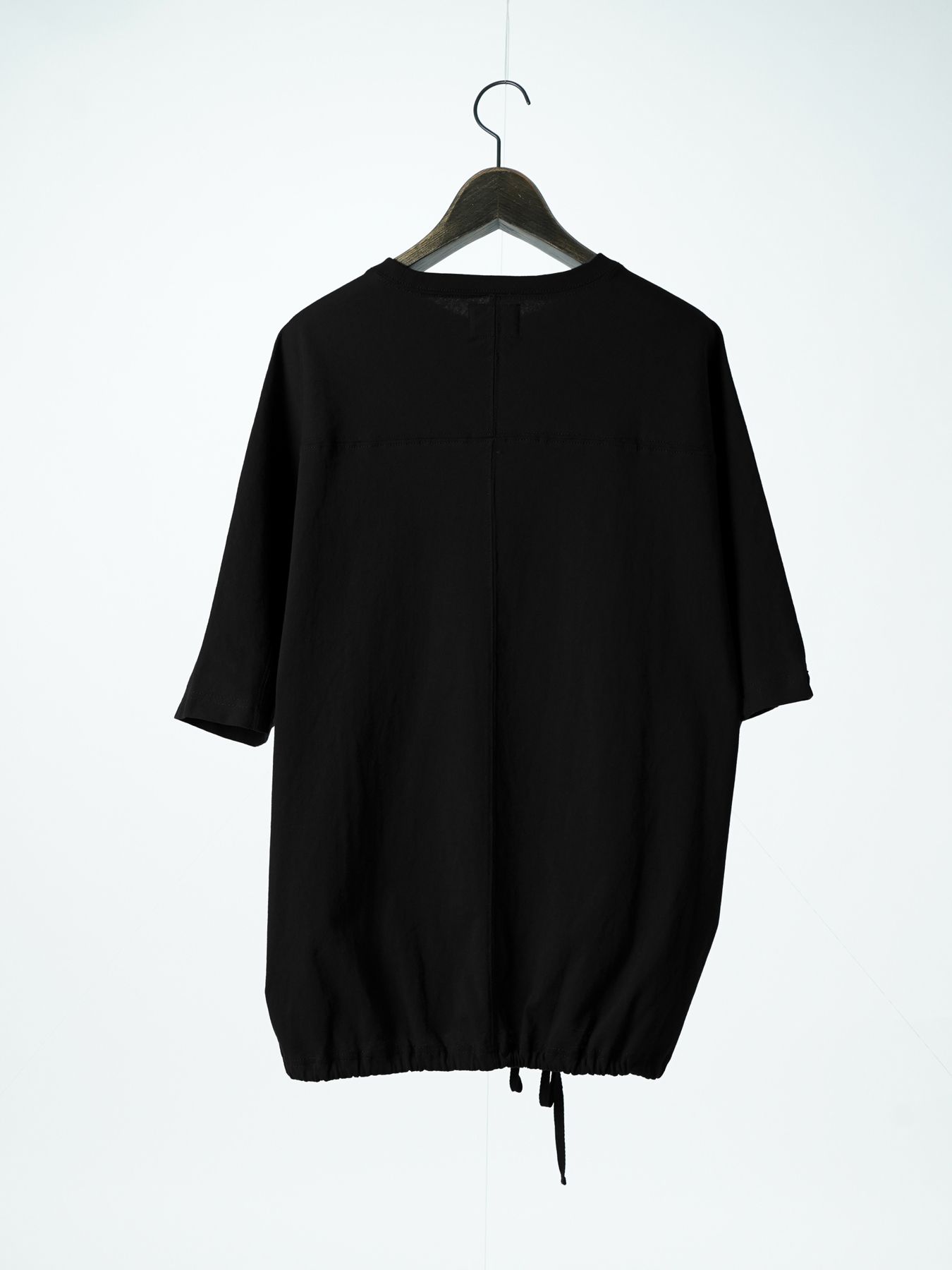 【予約品 2月1日(日) 締切】KITE TEE frocky / フロッキープリント ニットT / ブラック