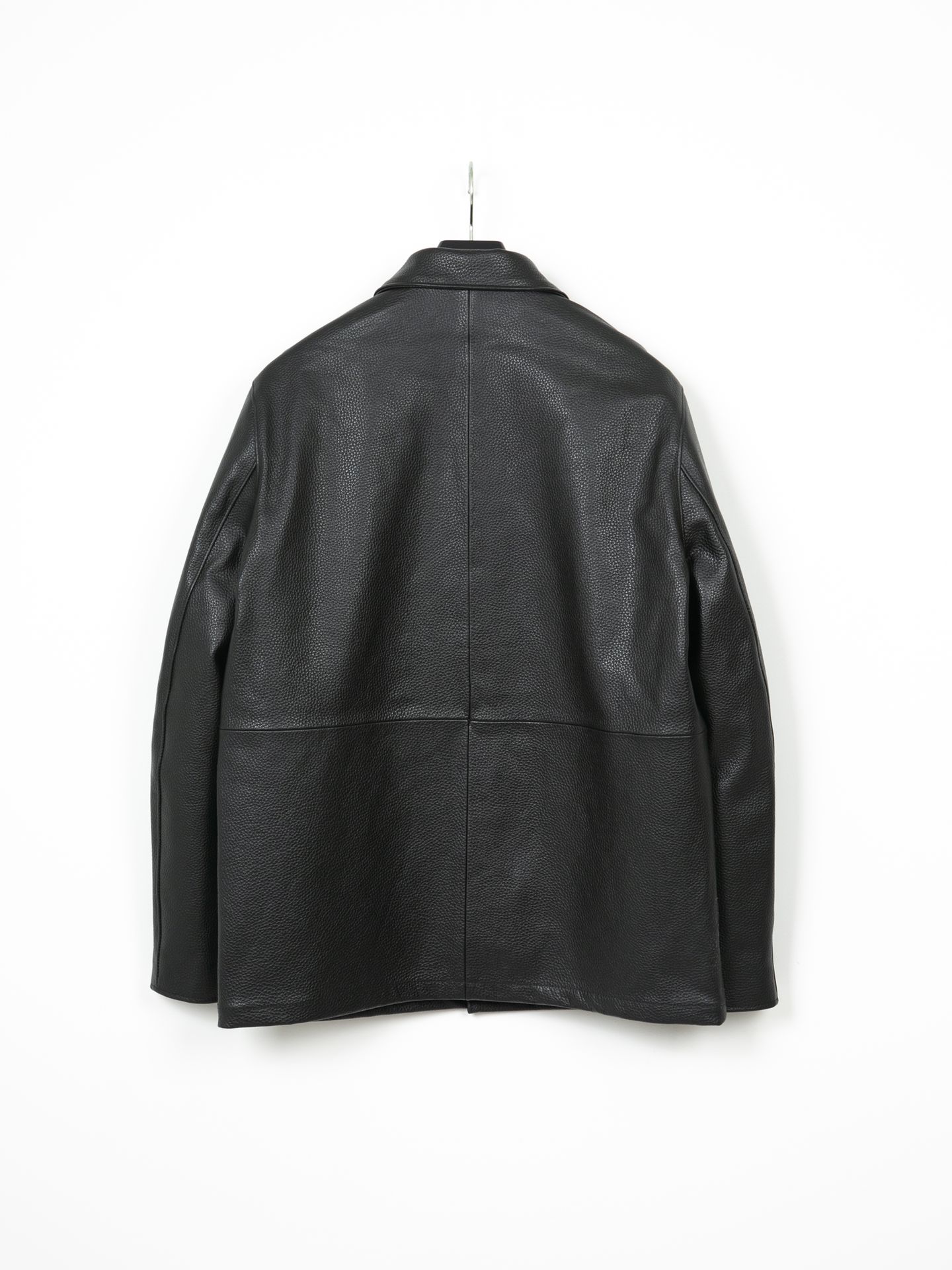 Chrome Tanned Emboss Shrinked Steerhide Coach Jacket / エンボス シュリンク ステア コーチ JK / B.STAR（ビー . スター）