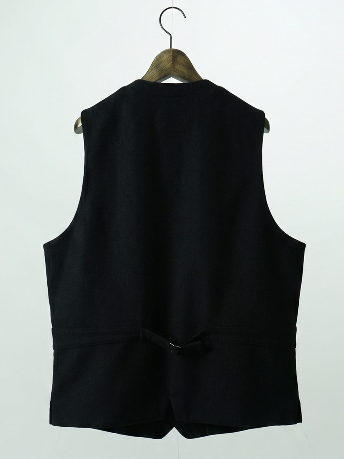 【予約品 7月5日(日) 締切】FRENCH GILET / ウールベスト / ブラック