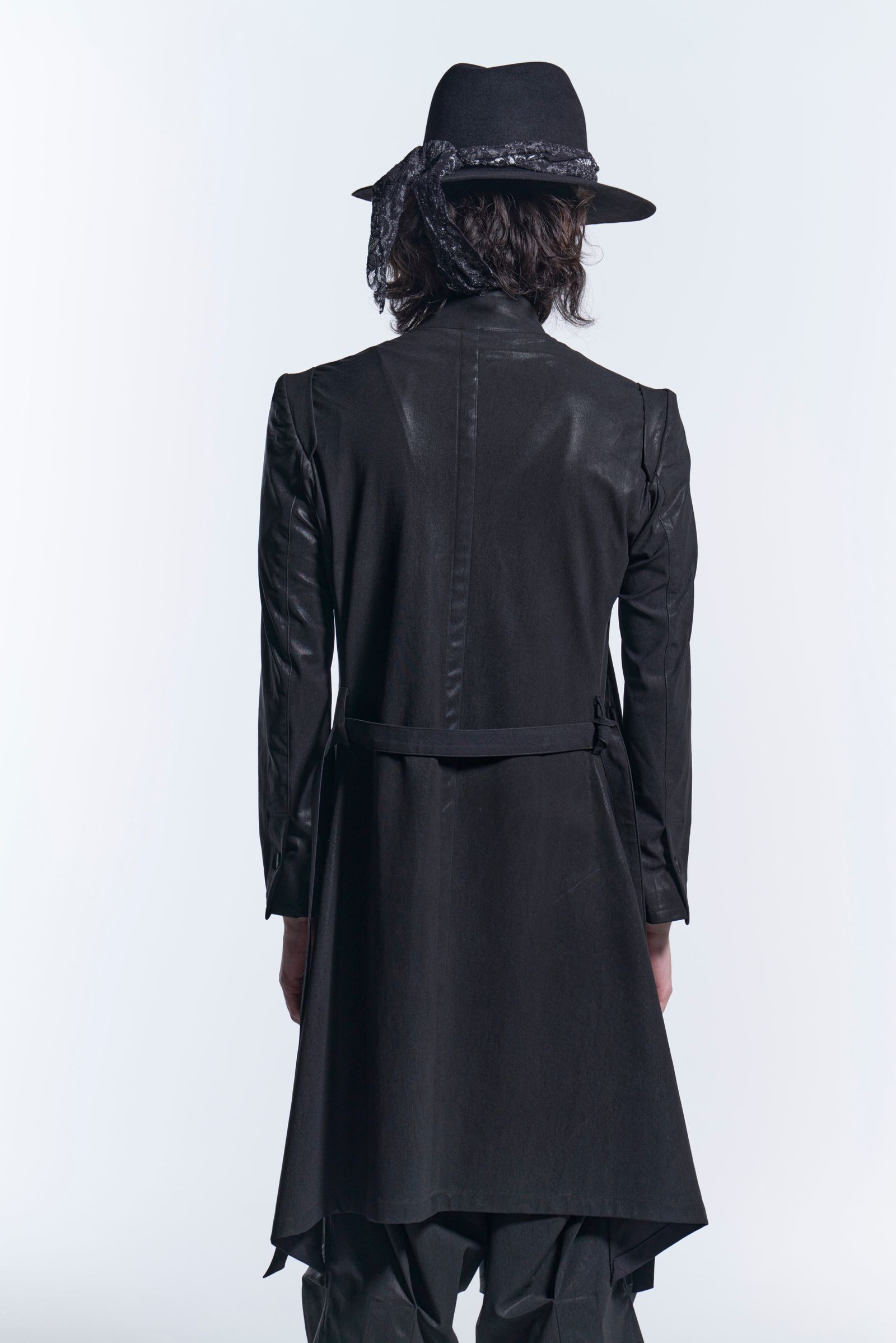 《予約品7/31締切》コラボ Collarless Flare Jacket / Black【BLACK HONEY CHILI COOKIE × kiryuyrik】12月入荷予定