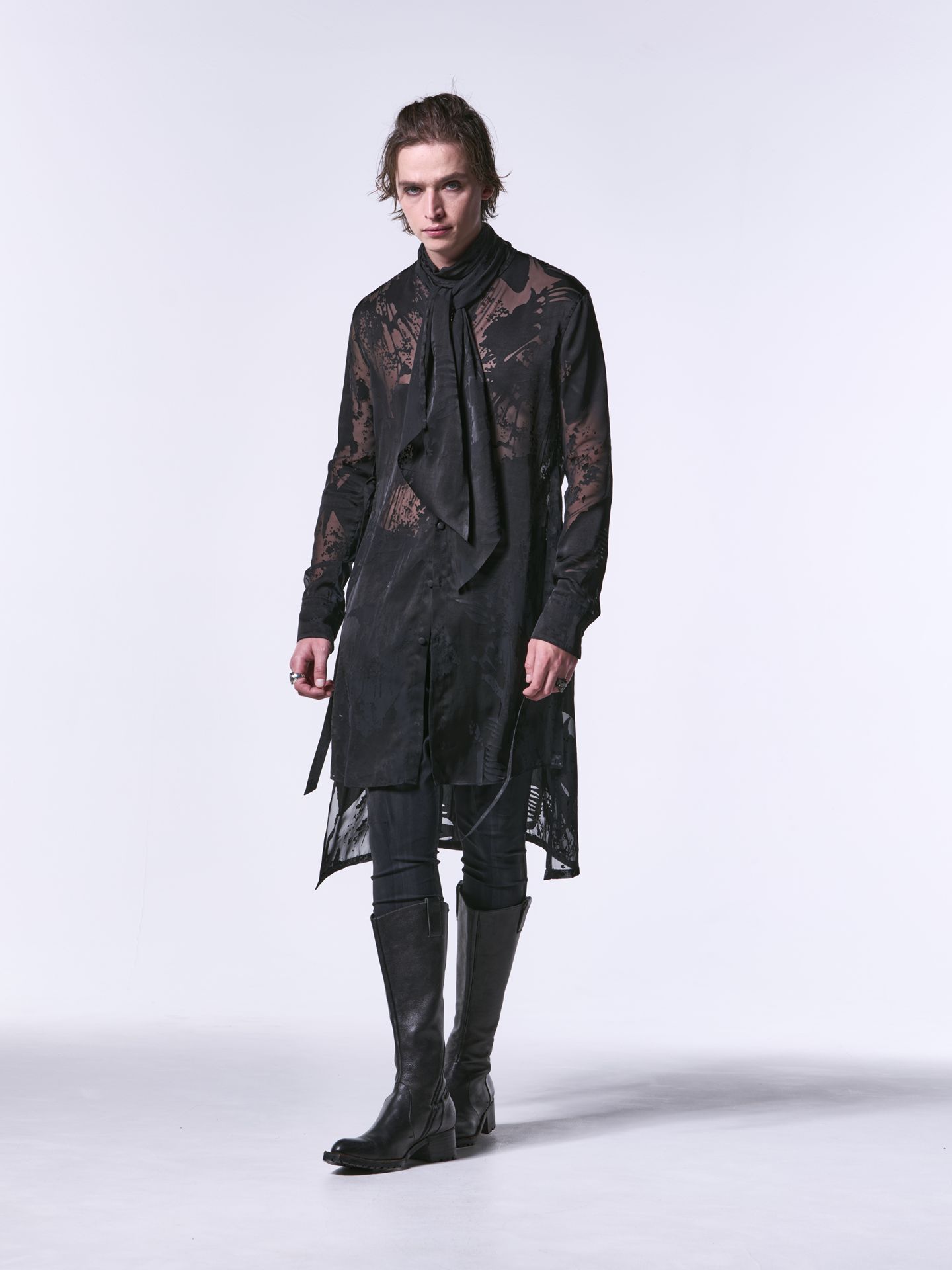 《予約品》 StoalShirt / ストールシャツ / ブラック