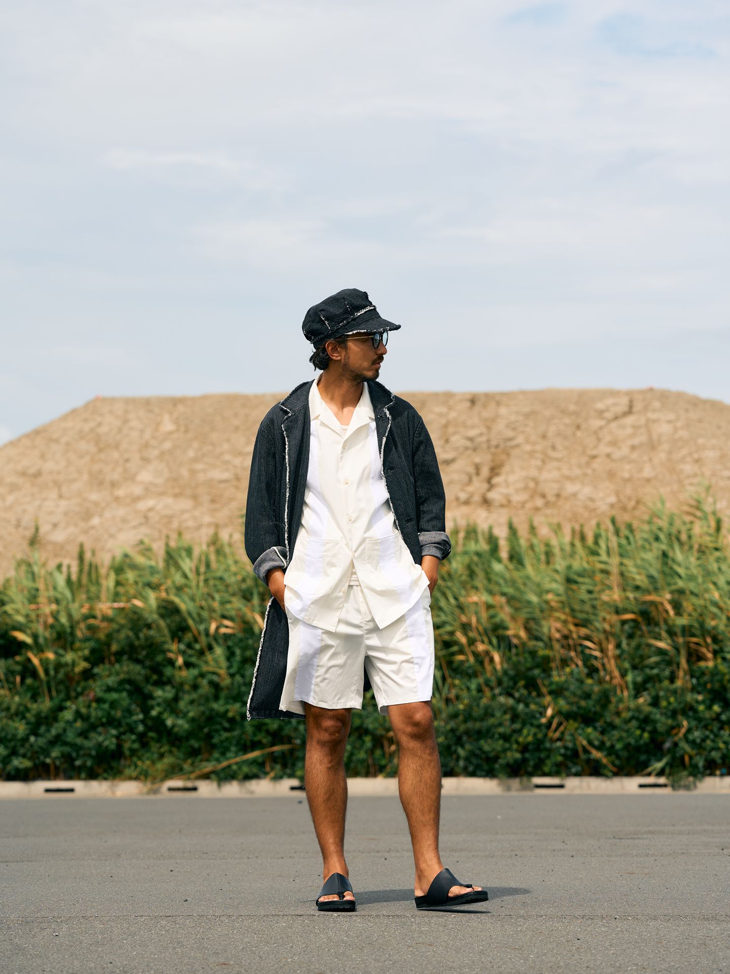 【予約品9月19日 10時締め】 cuba shirt / キューバシャツ / ホワイト