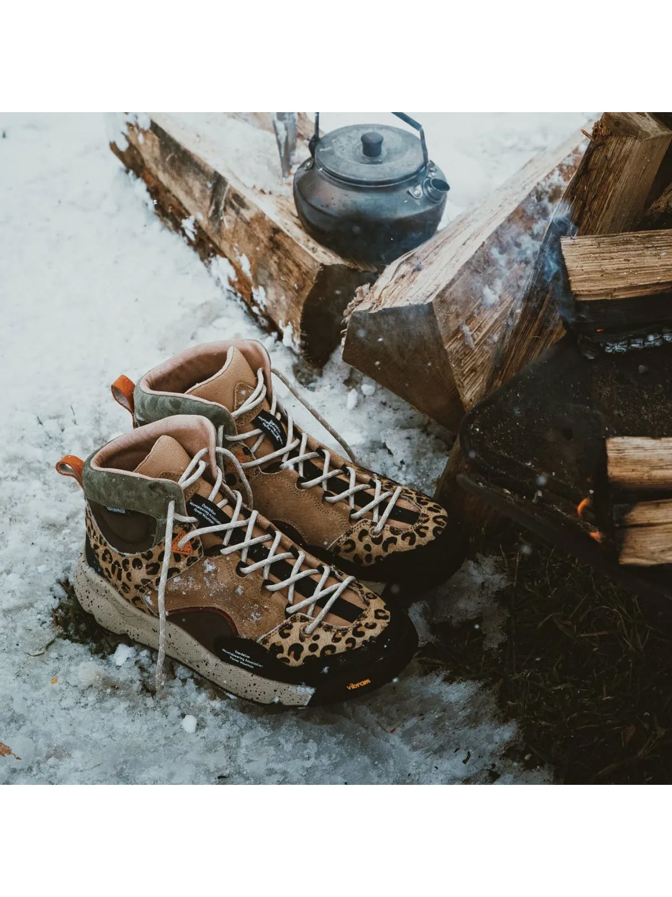 【プレミアムセレクト】BACK COUNTRY HI / ハイカットスニーカー / Camel-Khaki-Leopars / FM66H-1-025