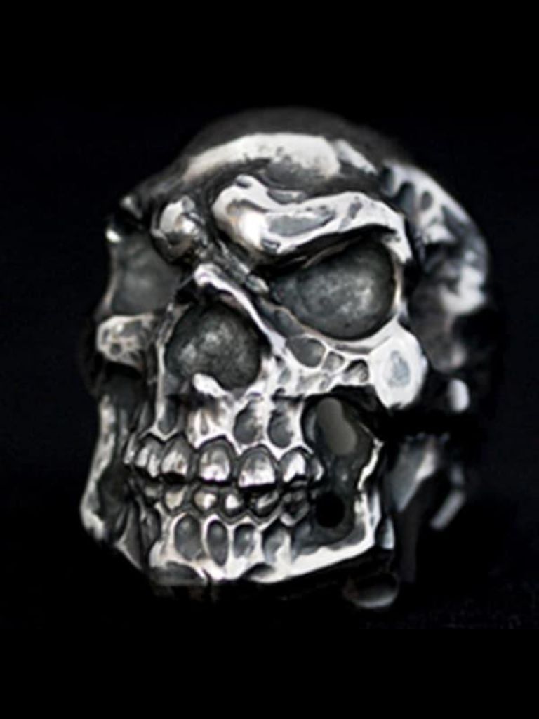 【受注生産品】 Extra Large Skull Ring / スカルリング