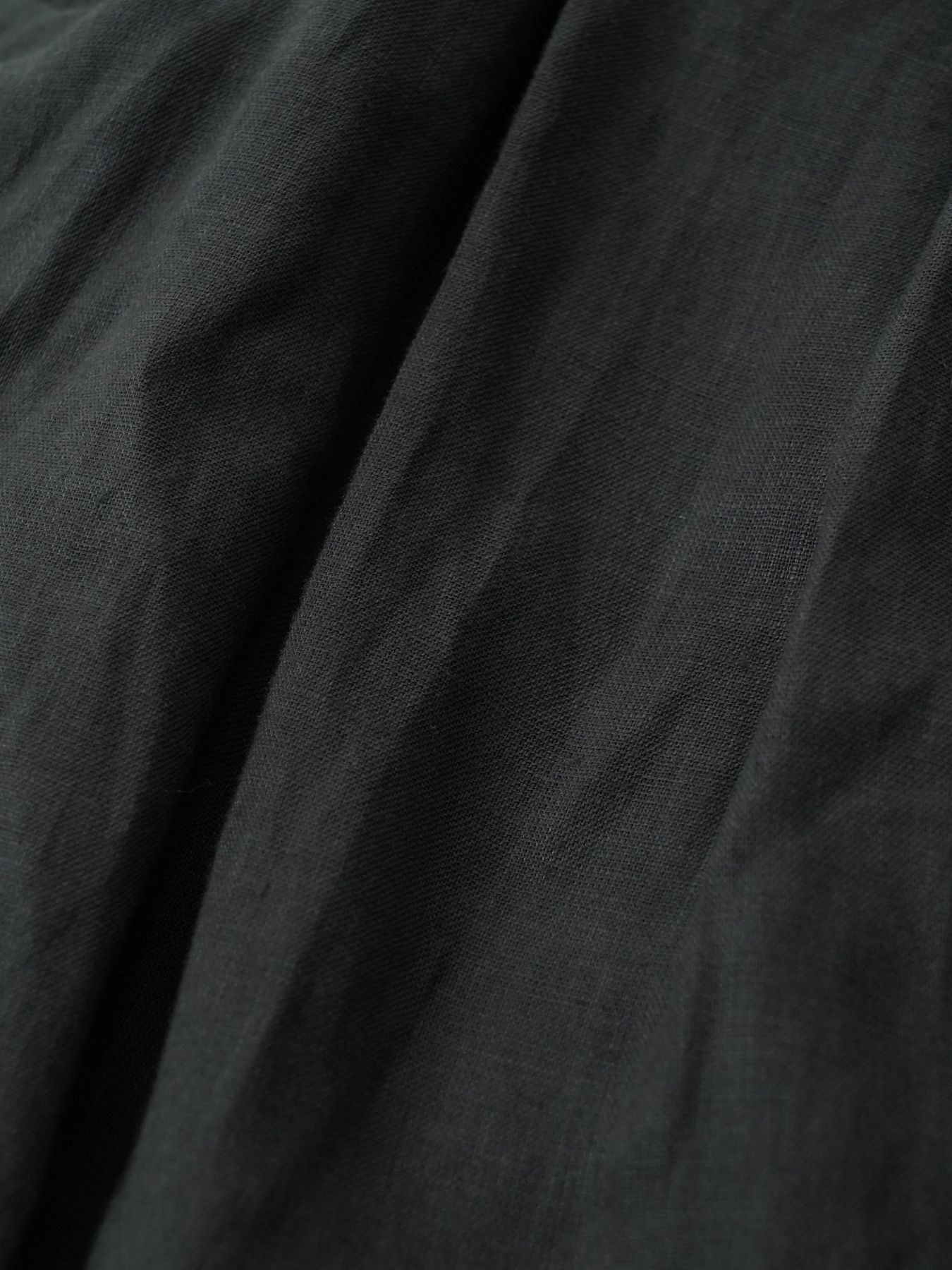 【予約品 2月1日(日) 締切】LINEN OVERSHORTS / オーバーサイズシルエット ショーツ / チャコール