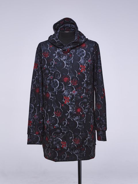 《予約品》 LooseHoodie / パーカー / EDENブラック 【THE ONENESS】