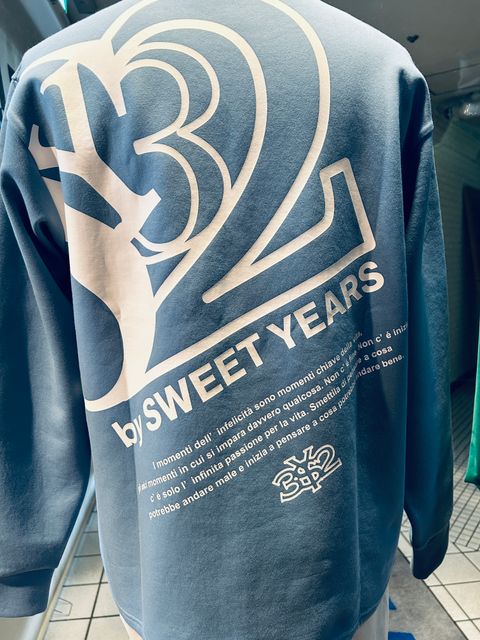 SYMBOLIC MARK SWEAT L/S TEE サックス 【SY32 by SWEET YEARS】