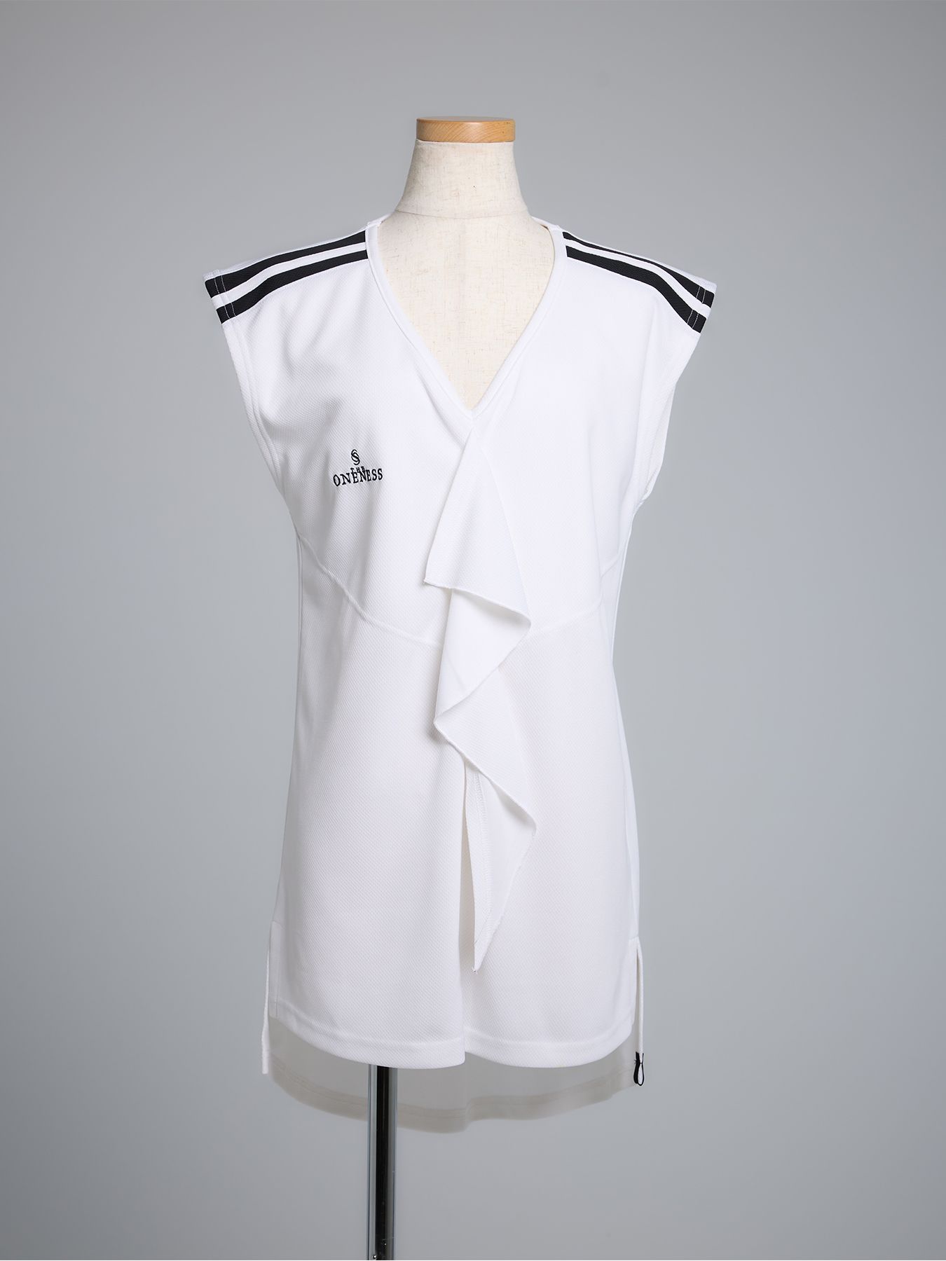 【予約品 5月18日(日) 締切】Frill French Sleeve T-Shirt / フリルフレンチスリーブTシャツ / ホワイト