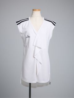 【予約品 5月18日(日) 締切】Frill French Sleeve T-Shirt / フリルフレンチスリーブTシャツ / ホワイト