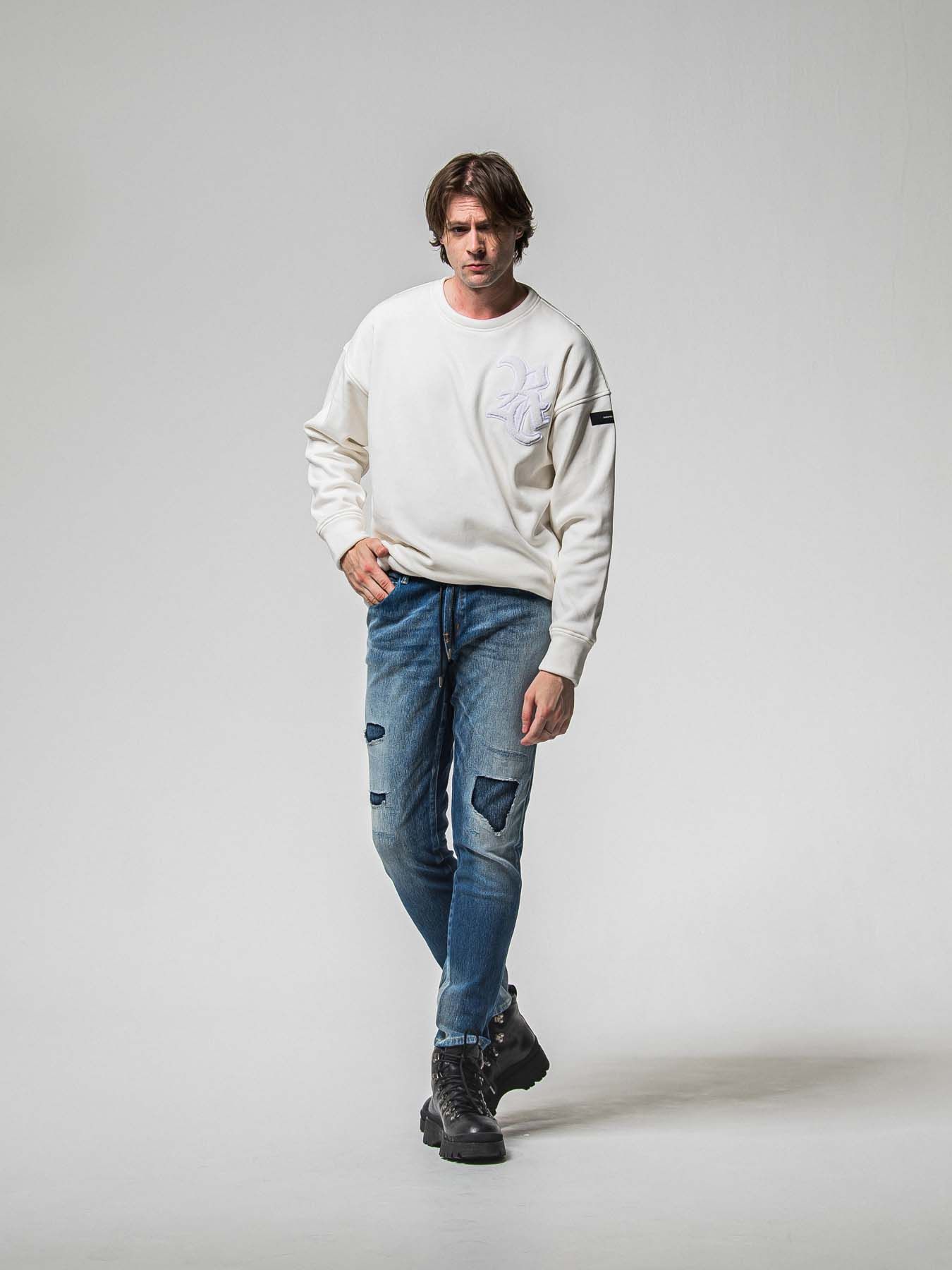 【予約品 8月31日(日) 締切】MICK DENIM JERSEY / ミック デニムジャージ / インディゴクラッシュ