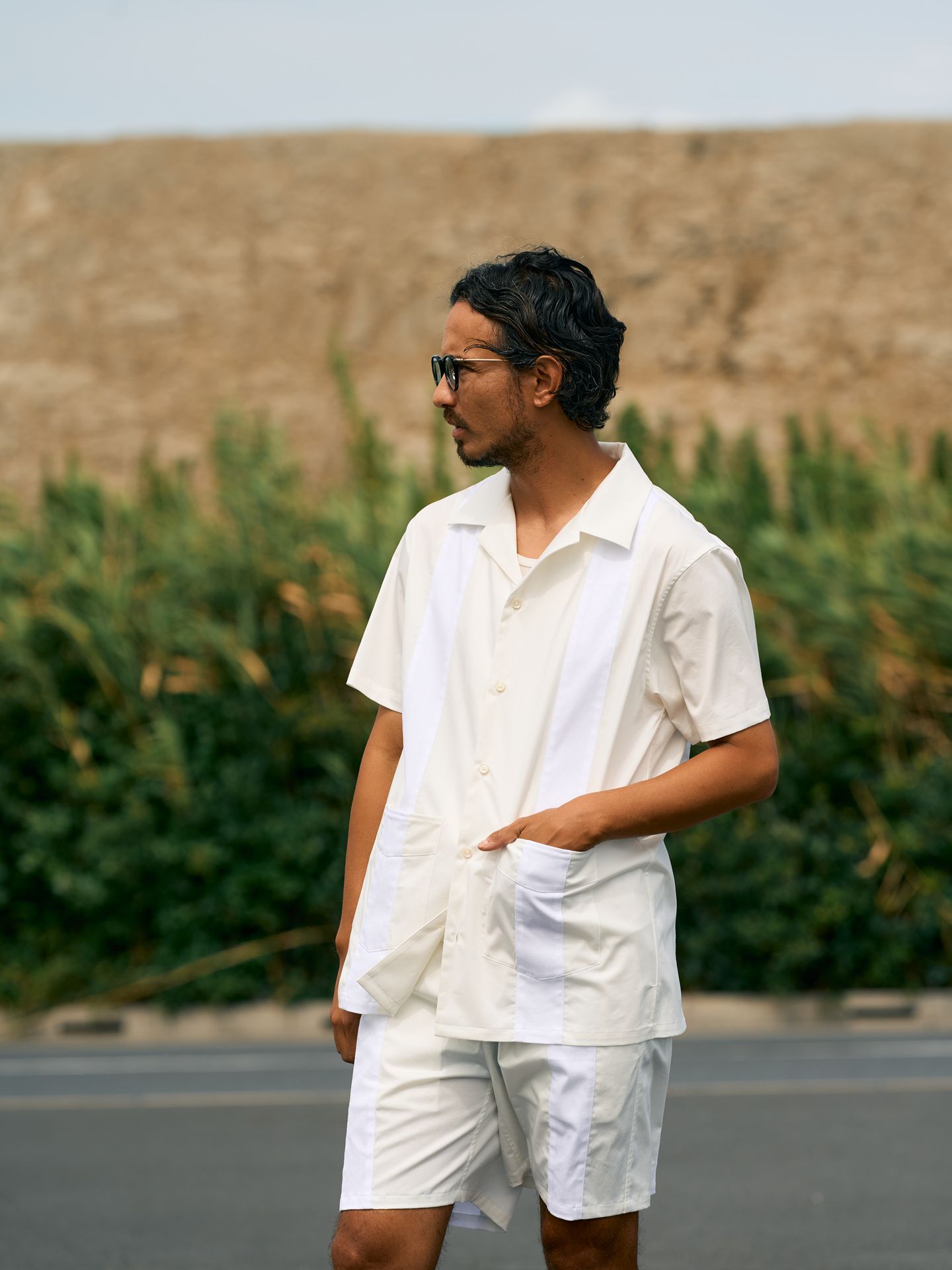 【予約品9月19日 10時締め】 cuba shirt / キューバシャツ / ホワイト