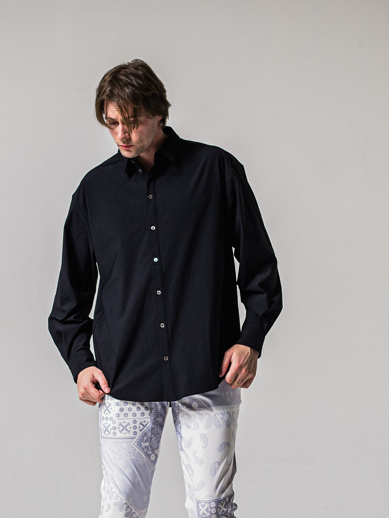 【予約品 11月16日(日) 締切】NYLON JACK SHIRTS / ナイロン ジャックシャツ / ブラック