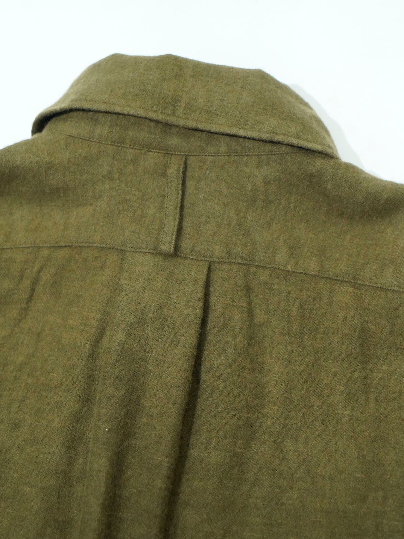 【予約品 5月7日(水)AM10時  締切】Brushlinen / リネンシャツ / オリーブドラブ