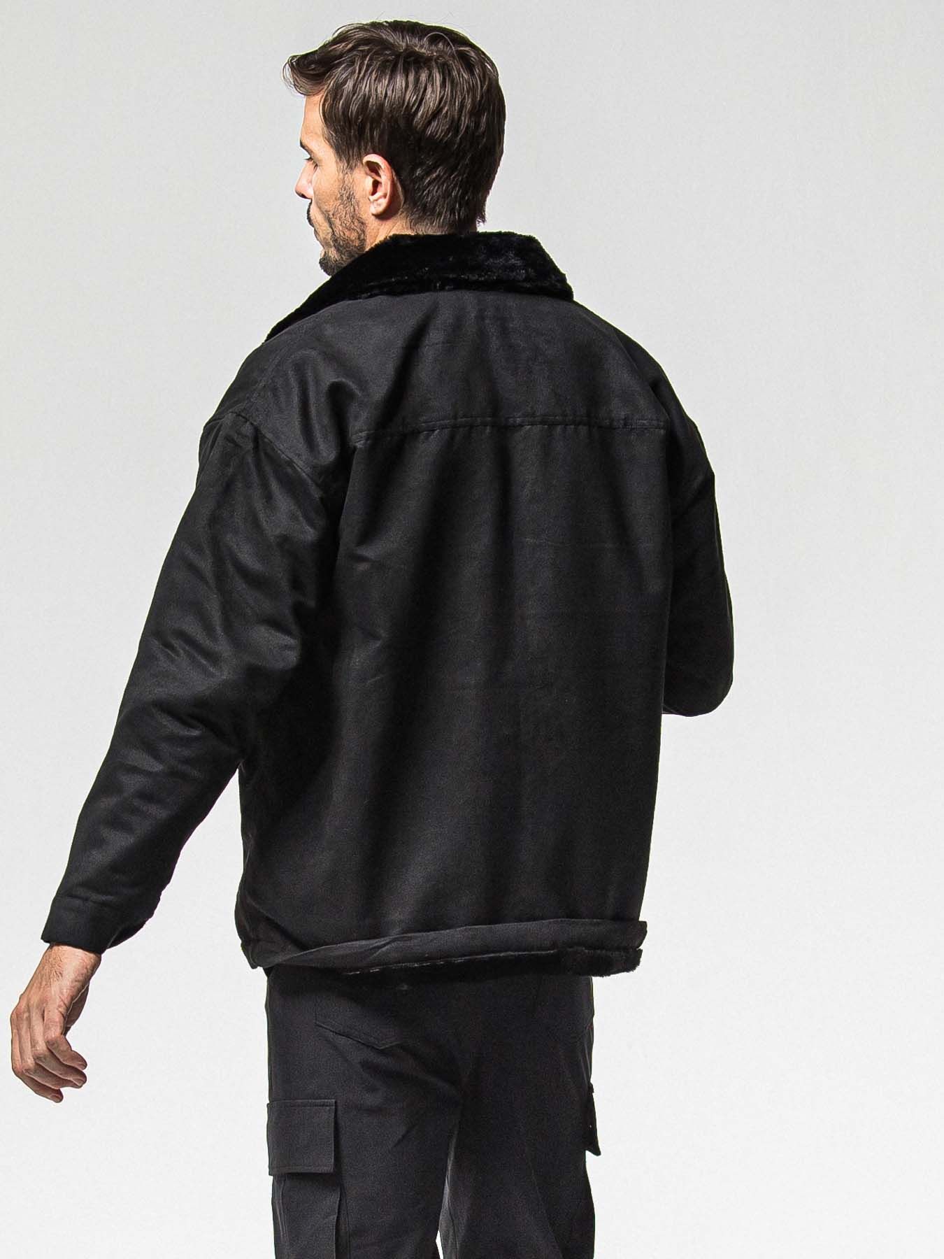 【予約品 】SUEDE FUR CAVER ALL / スウェードファーカバーオール / ブラック
