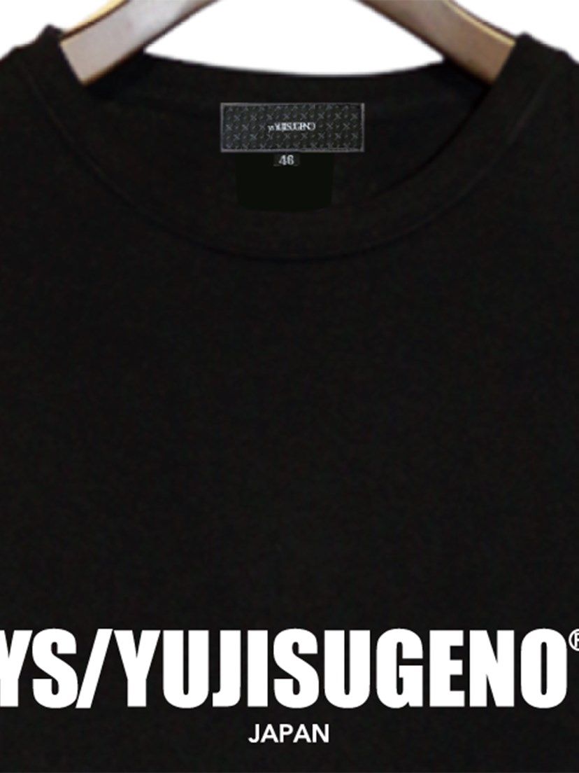 ys MARK BIG-Tee-WHITE / ビックTシャツ / ブラック 【ys Yuji SUGENO】
