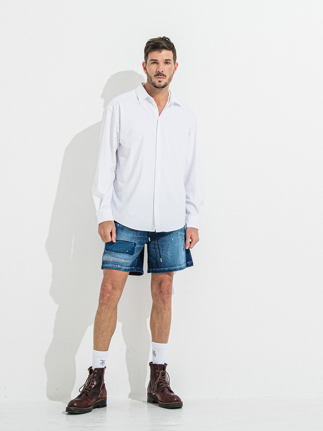 【予約品 】RASH JACK SHIRTS / ラッシュガード ジャックシャツ / ホワイト