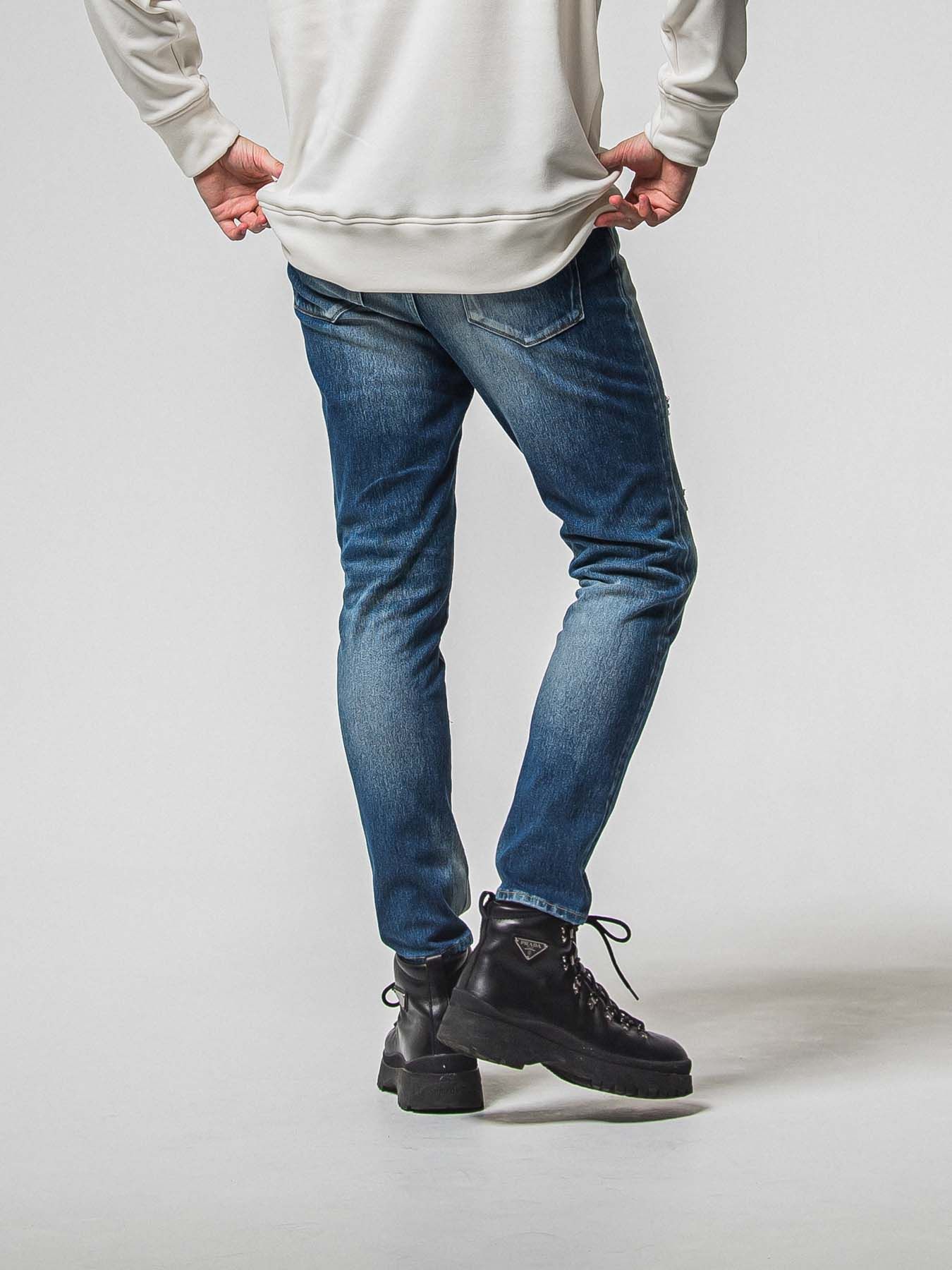 【予約品 8月31日(日) 締切】MICK DENIM JERSEY / ミック デニムジャージ / インディゴクラッシュ