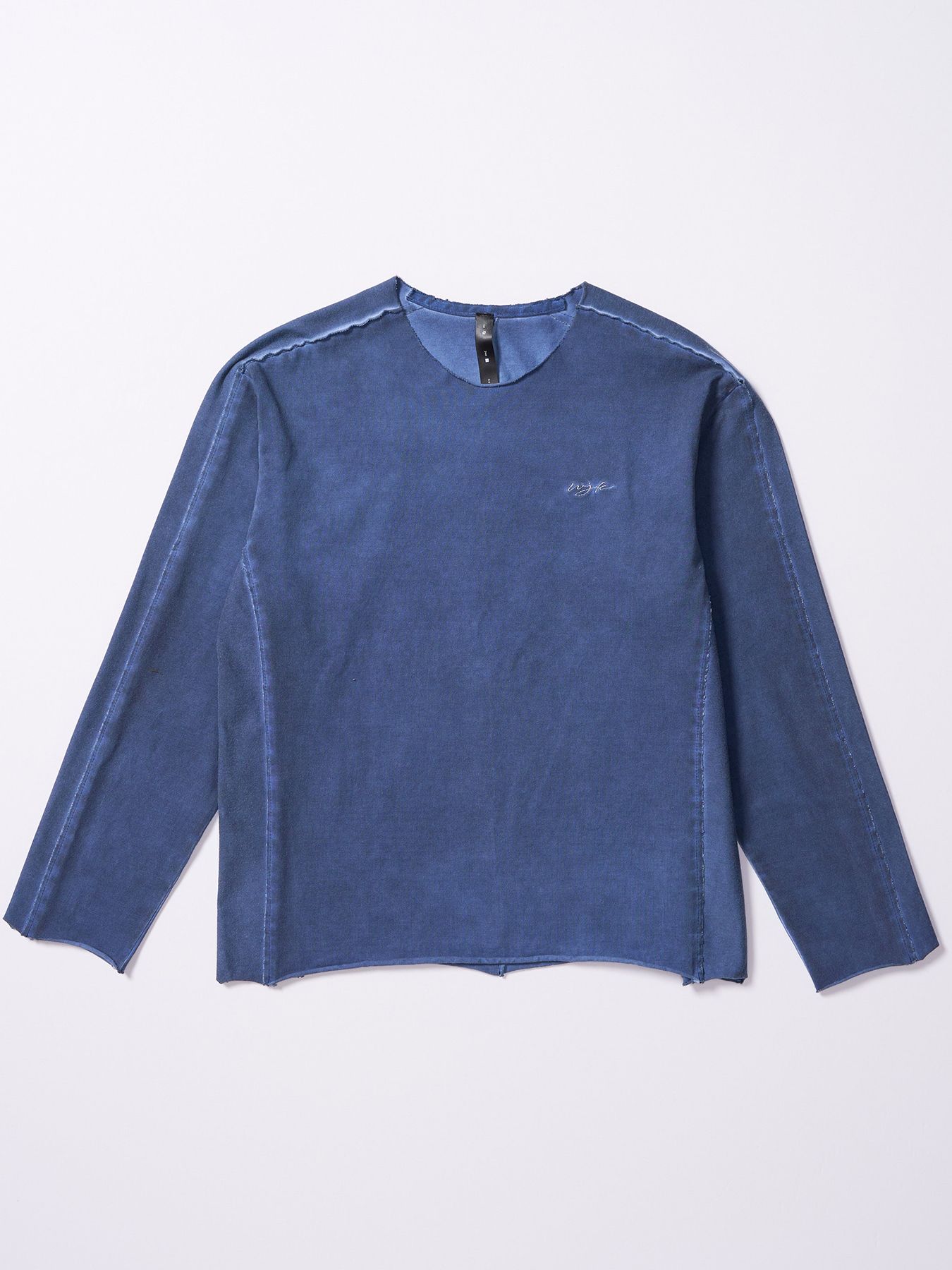 【予約品 4月19日(日) 18時締切】tight jersey cut-off L/S / タイトジャージー カットオフ ロングスリーブ / ダークネイビー