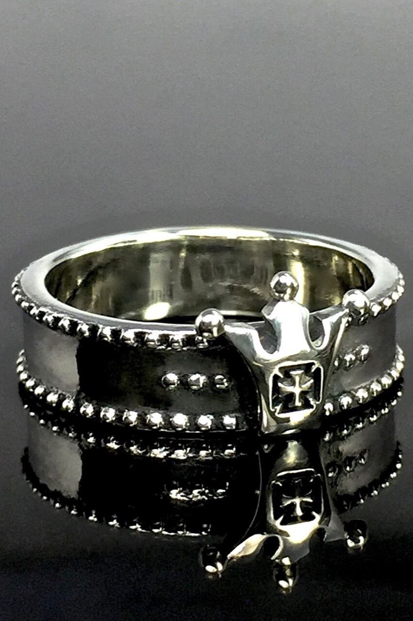 《受注生産》 STUD RING [S] CROWN リング 【注文から2～3週間後入荷予定】