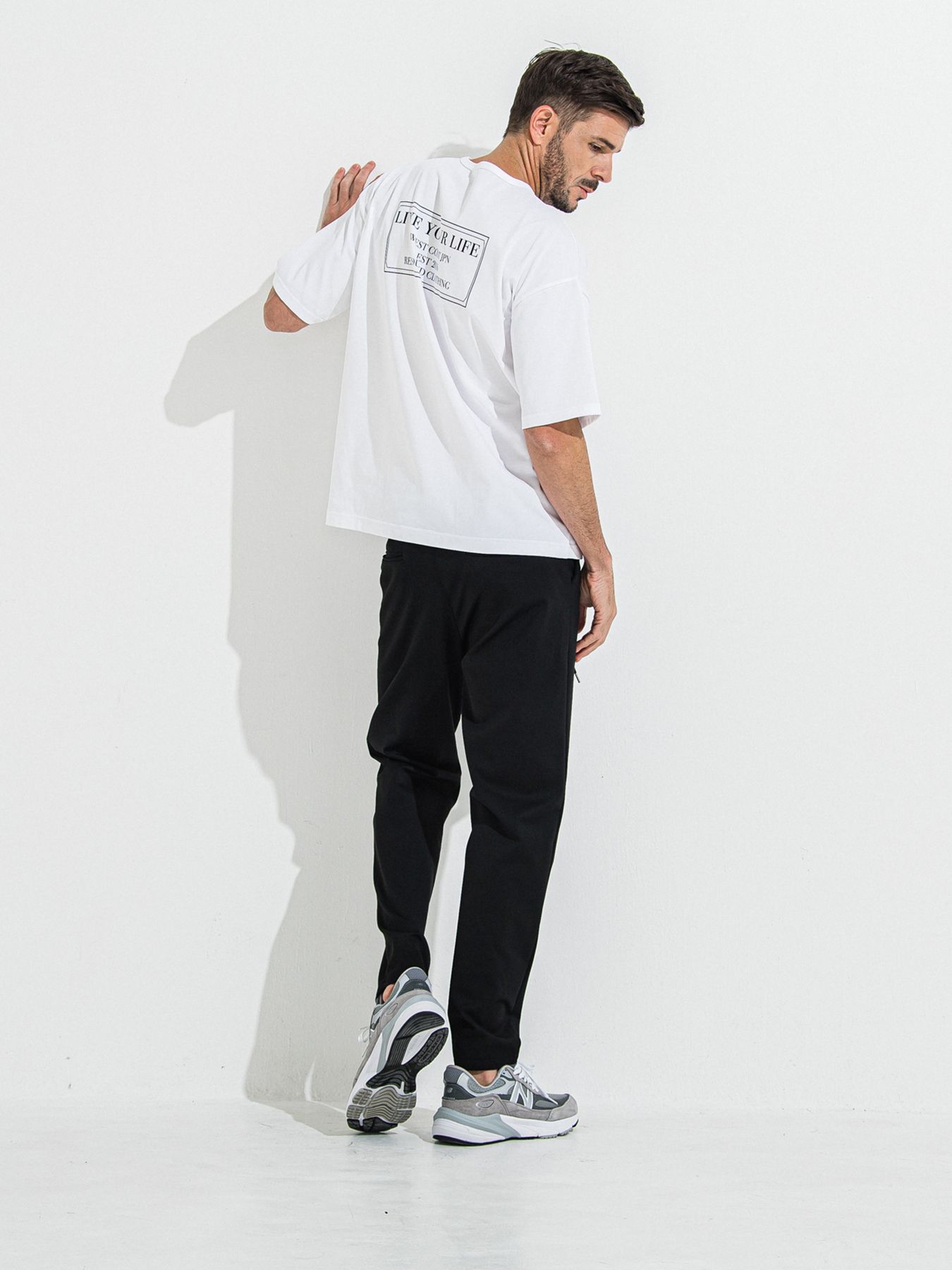 【予約品 】CREW OVER TEE /  クルーオーバーサイズTシャツ / ホワイト